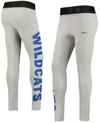 Women's Heathered Gray Kentucky Wildcats High-Waisted Tri-Blend Leggings