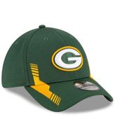 Men's New Era Green/Black Green Bay Packers 2021 NFL Sideline Road