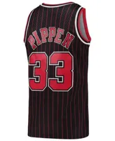 Men's Mitchell & Ness Scottie Pippen Red/Black Chicago Bulls
