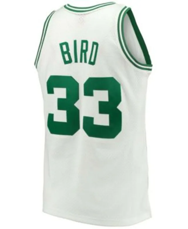 Larry Bird Boston Celtics 1985-86 Black Gold Swingman Jersey