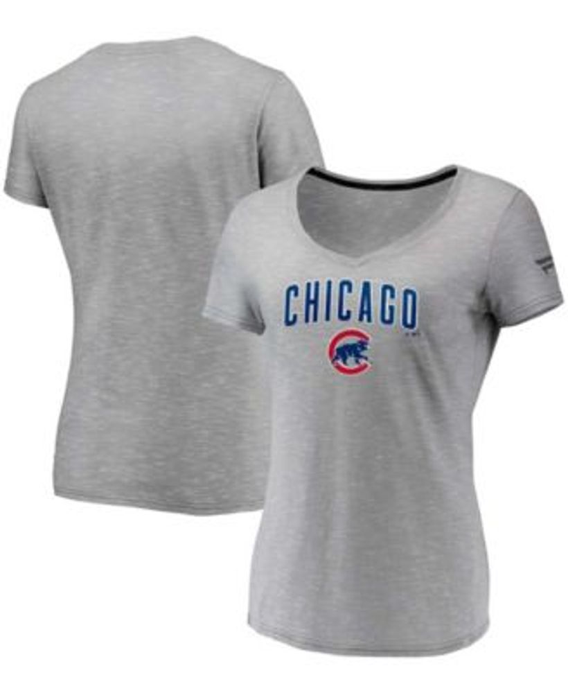 Women's Nike Royal Chicago Cubs Wordmark T-Shirt