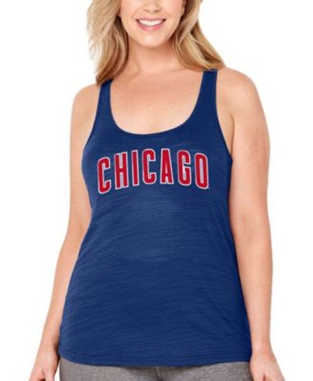 Chicago White Sox Soft As A Grape Women's Plus Size Swing for The Fences Racerback Tank Top - Black