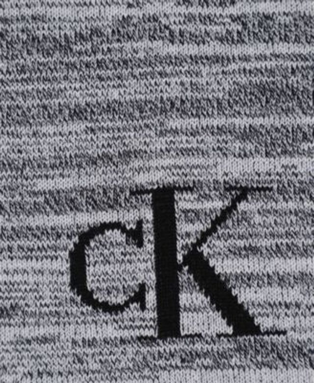 CALVIN KLEIN CK Logo Jacquard Hat and Scarf Set