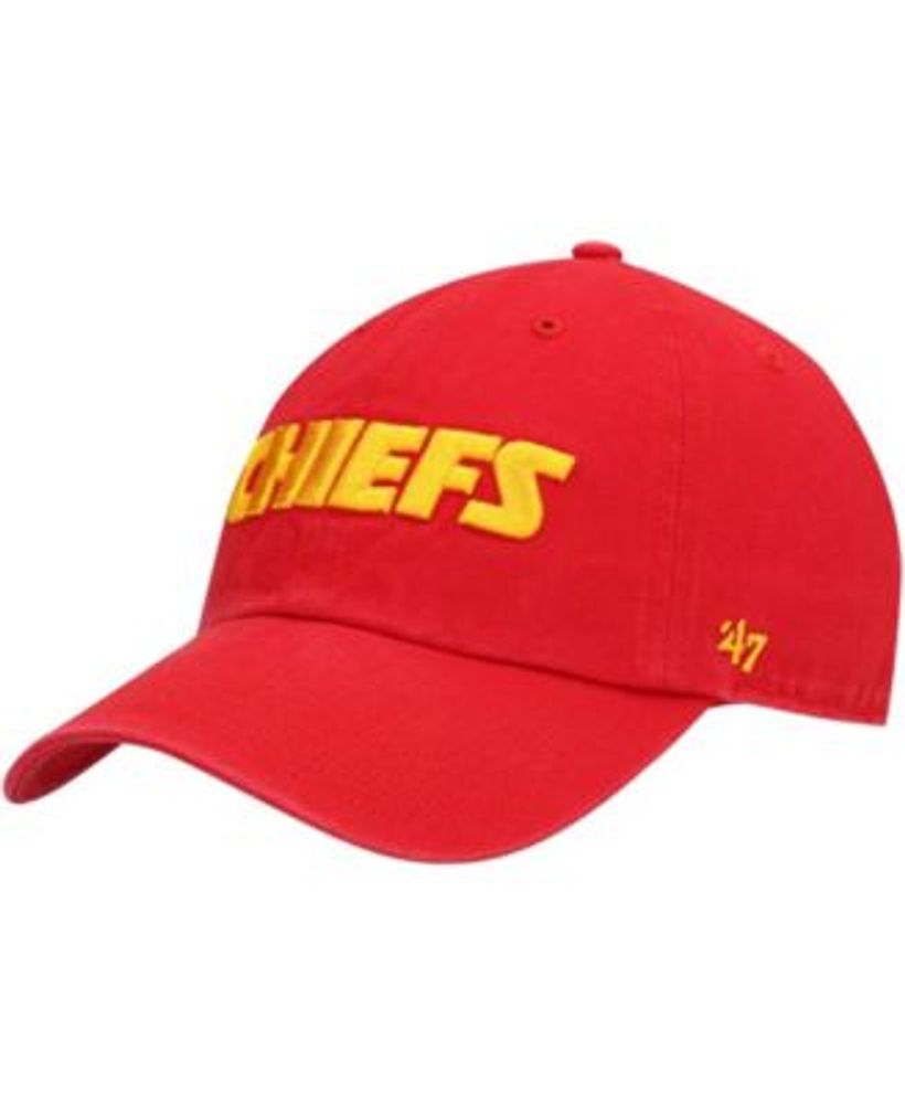 Men's '47 Gold Kansas City Chiefs Secondary Clean Up Adjustable Hat