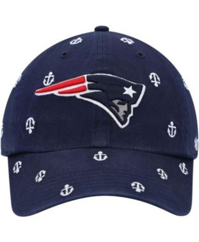 Women's '47 White New England Patriots Confetti Icon Clean Up