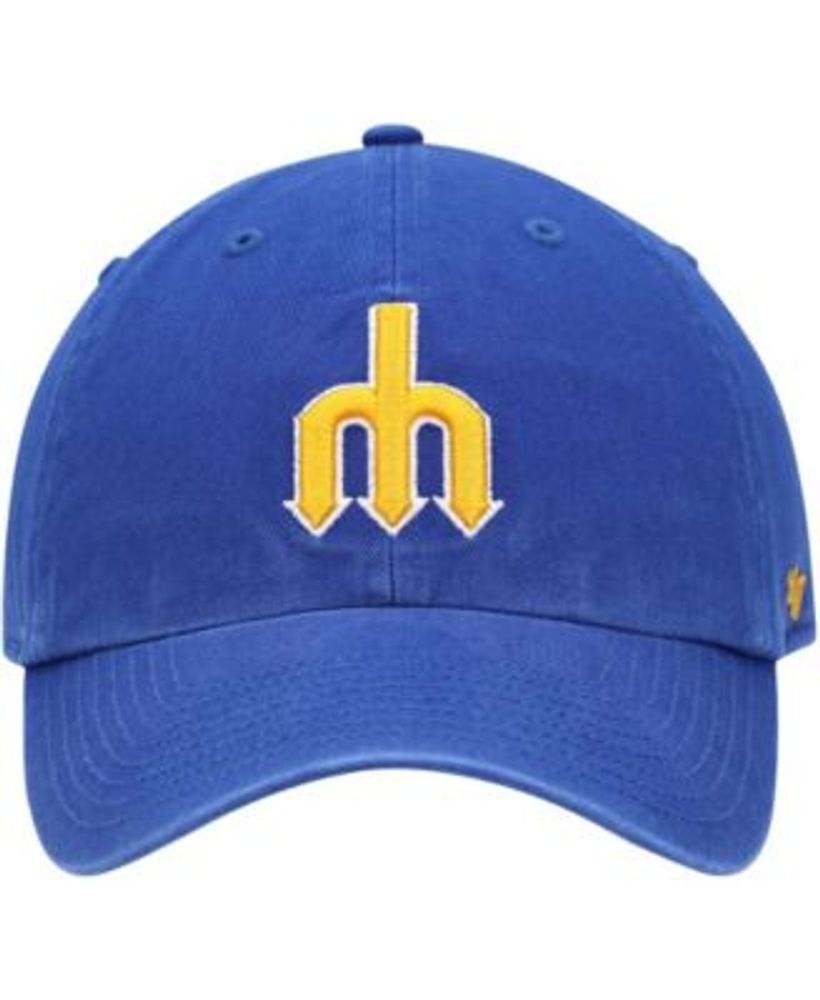 Seattle Mariners Men's 47 Brand Clean Up Adjustable Hat