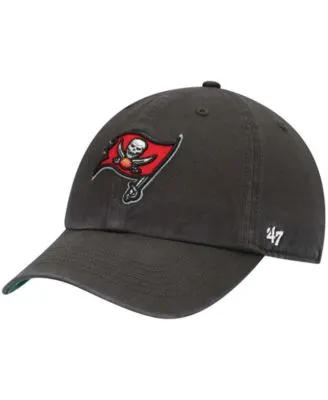 Men's '47 Pewter/Red Tampa Bay Buccaneers Highpoint Clean Up Trucker  Snapback Hat