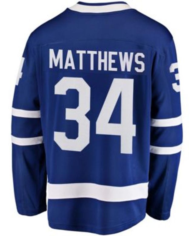 Men's Mitchell & Ness Auston Matthews Blue Toronto Maple Leafs 2017 Line Player Jersey Size: Small