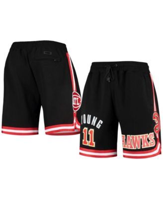 Profile Men's Trae Young Black Atlanta Hawks Big & Tall French Terry Name Number Shorts