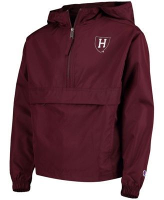 Youth Crimson Harvard Pack and Go Windbreaker Jacket