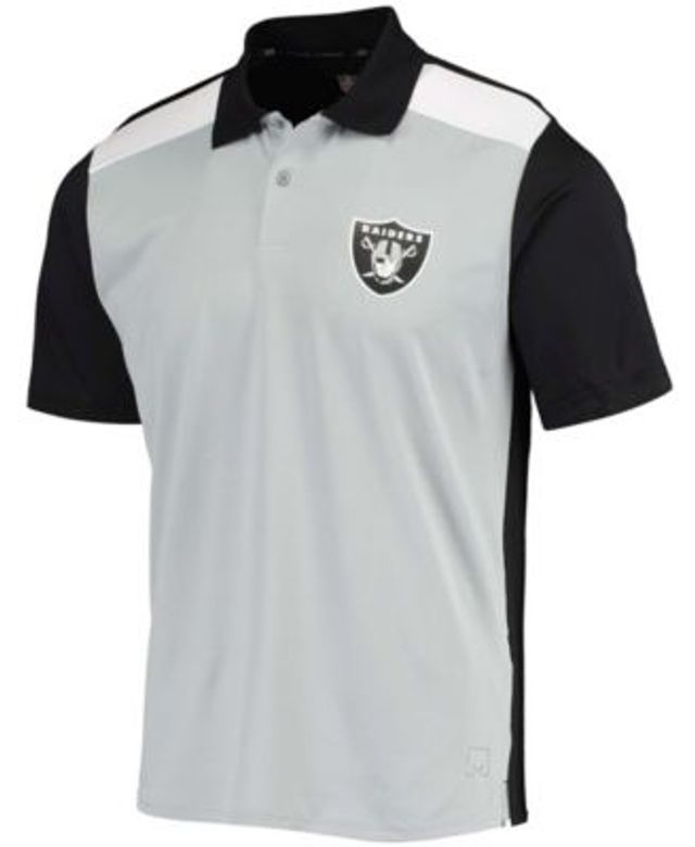 Men's Foco Silver, Black Las Vegas Raiders Retro Colorblock Polo Shirt -  ShopStyle