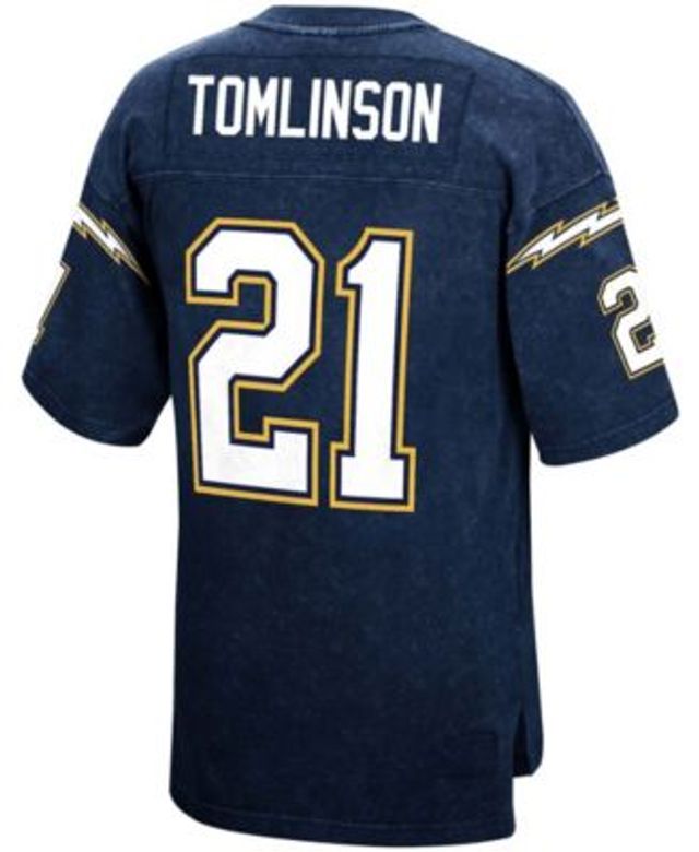 LaDainian Tomlinson San Diego Chargers Mitchell & Ness 2009 Retired Player  Name & Number Long Sleeve T-Shirt - Powder Blue