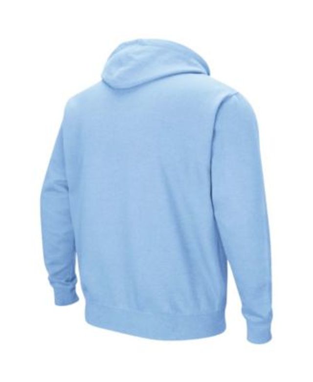 Men's Colosseum Light Blue Johns Hopkins Blue Jays Arch & Logo Crew Neck  Sweatshirt