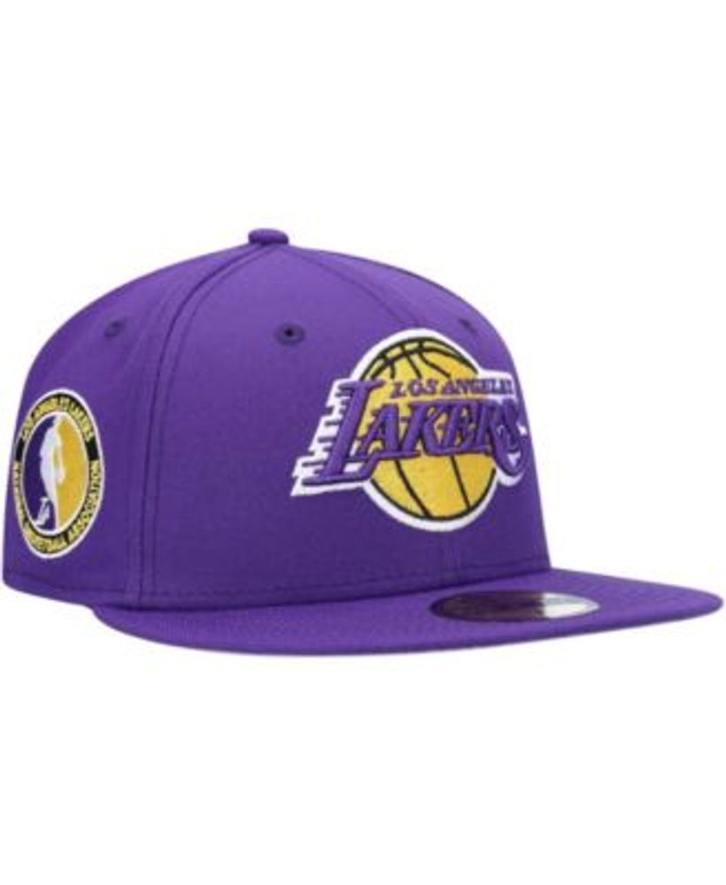 Los Angeles Lakers New Era Multi 59FIFTY Fitted Hat - Purple