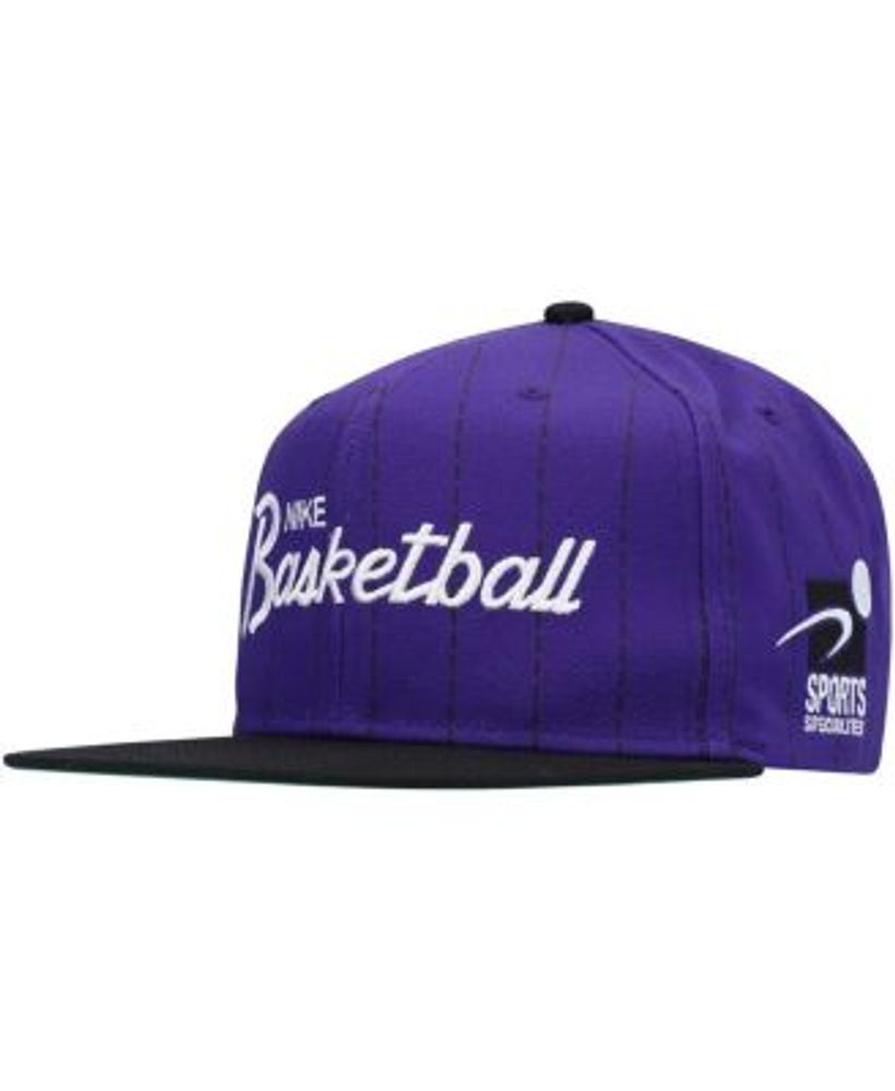 Logo Athletics Los Angeles Lakers Mens Vintage Old School Hat Cap Purple  Snapback Basketball