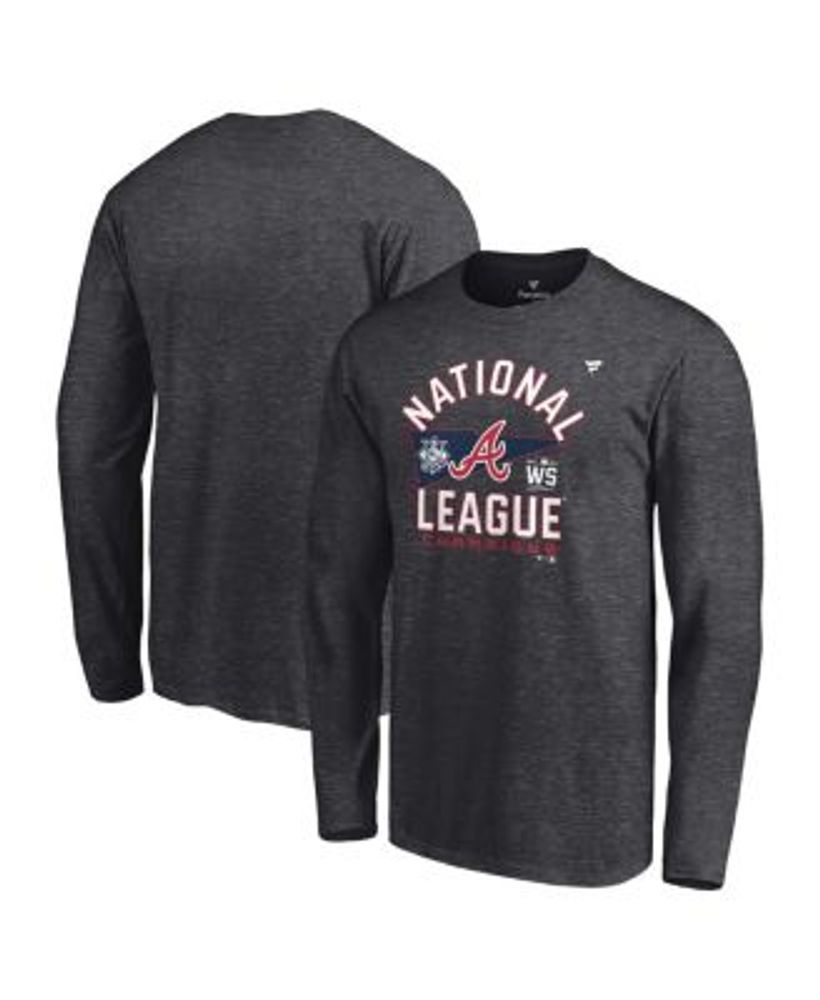 Fanatics Men's Heathered Gray Atlanta Braves 2021 World Series Champions  Locker Room Big Tall T-shirt