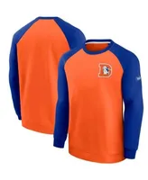 Men's Nike Navy/Orange Chicago Bears Historic Raglan Crew