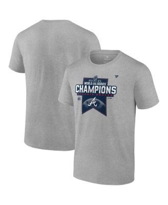 Men's Fanatics Branded Navy Atlanta Braves 2021 World Series Champions  Jersey Roster T-Shirt