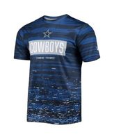 Men's New Era Navy Dallas Cowboys Combine Authentic Sweep T-Shirt