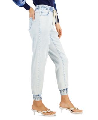 Women's Mid Rise Denim Joggers, Created for Macy's