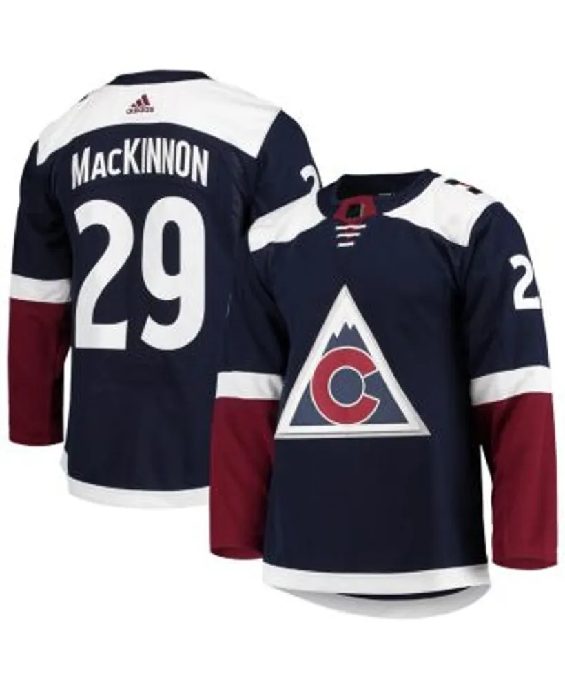 Men's Adidas Nathan MacKinnon Burgundy Colorado Avalanche Home Authentic Pro Player - Jersey
