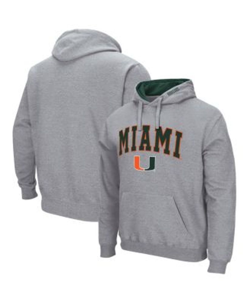 Women's Colosseum Orange Miami Hurricanes Tunic Pullover Hoodie