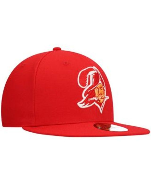 New Era Men's Red Tampa Bay Buccaneers Omaha Throwback 59FIFTY