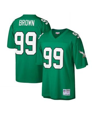 Nike Men's Jerome Brown Midnight Green Philadelphia Eagles Game Retired  Player Jersey