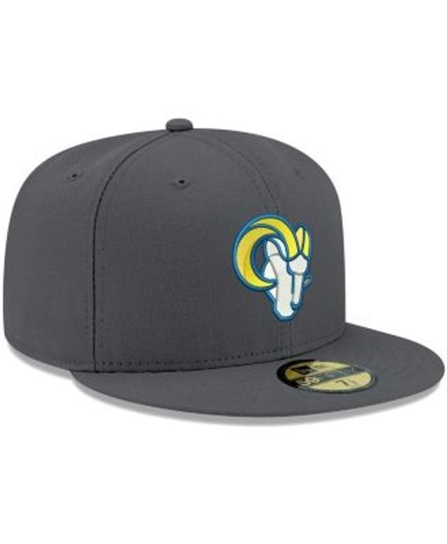 Men's New Era Black Los Angeles Rams Alternate Logo Black on Black Low  Profile 59FIFTY II Fitted Hat