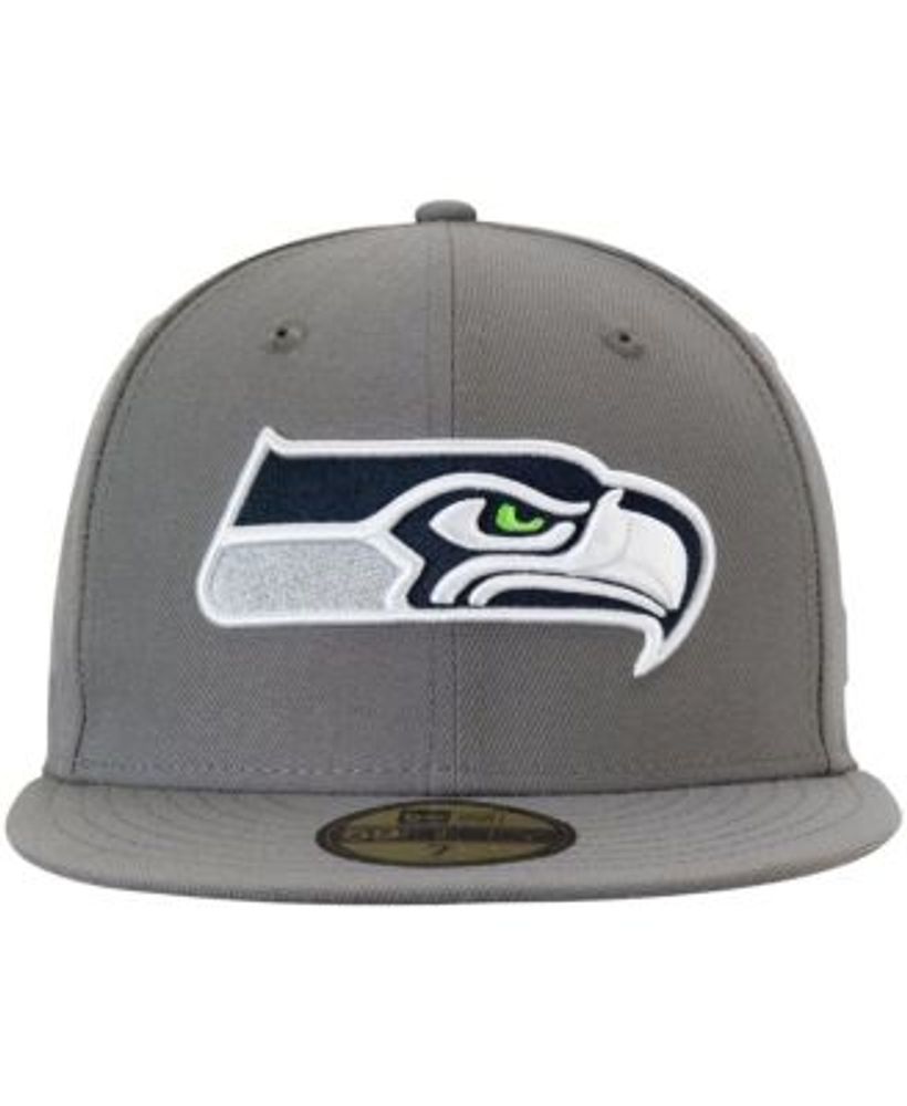 Men's Seattle Seahawks New Era Graphite Storm 59FIFTY Fitted Hat