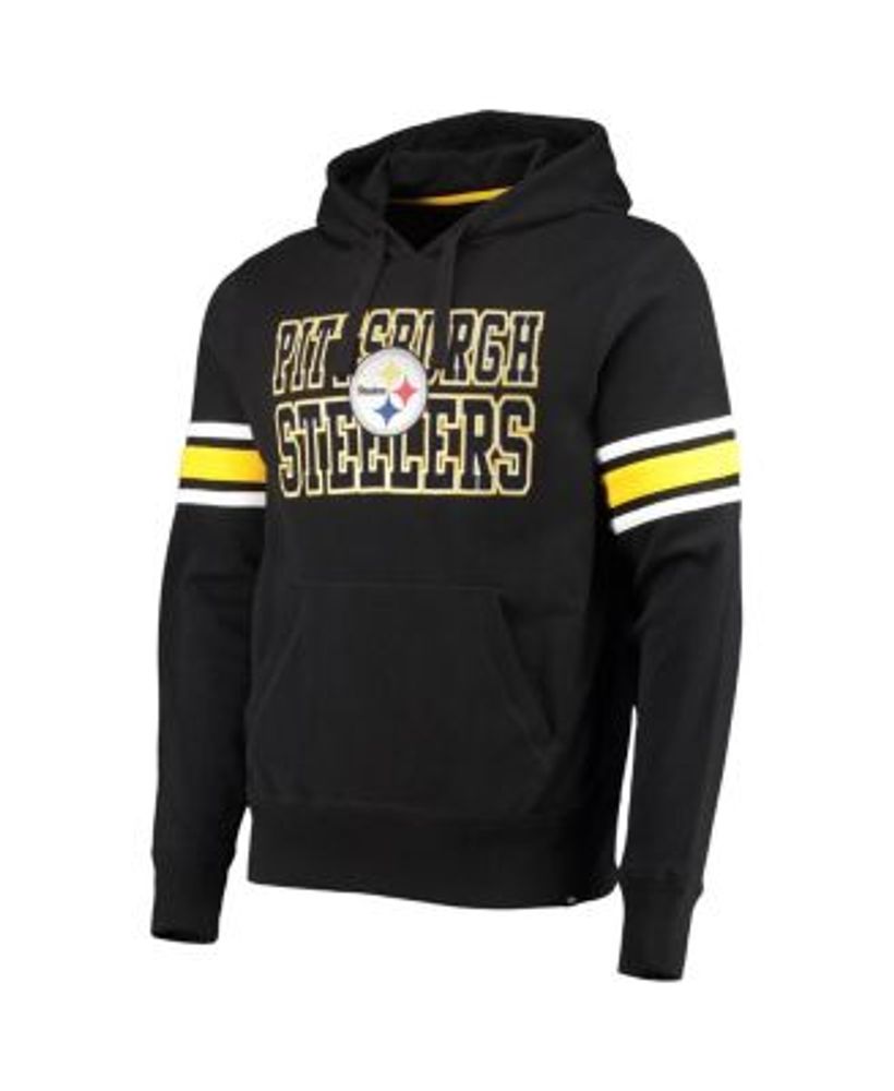 Men's The Wild Collective Black Pittsburgh Steelers Camo Pullover Hoodie