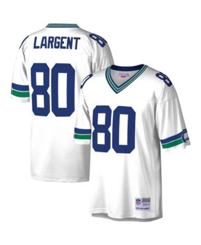 Steve Largent 1985 Mitchell & Ness Seahawks Throwback Split Legacy  Jersey 4XL