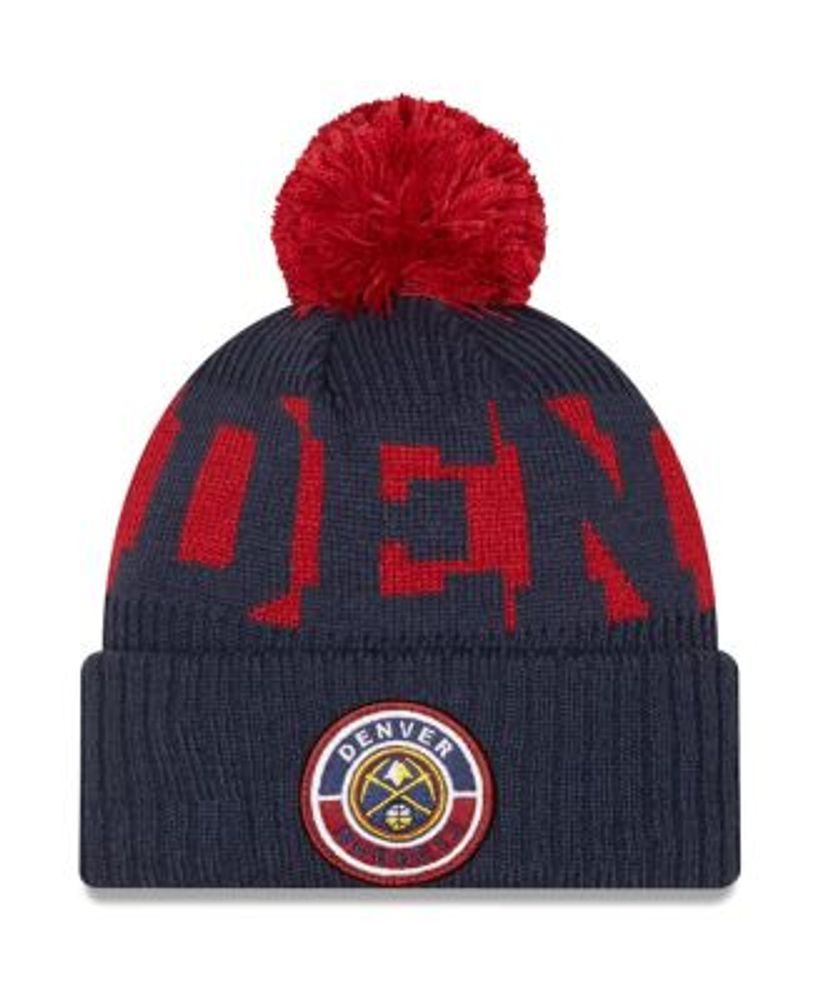 Detroit Tigers Men's New Era Cuffed Pom Knit Hat