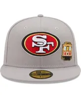 New Era Men's Gray San Francisco 49ers City Describe 59FIFTY Fitted Hat