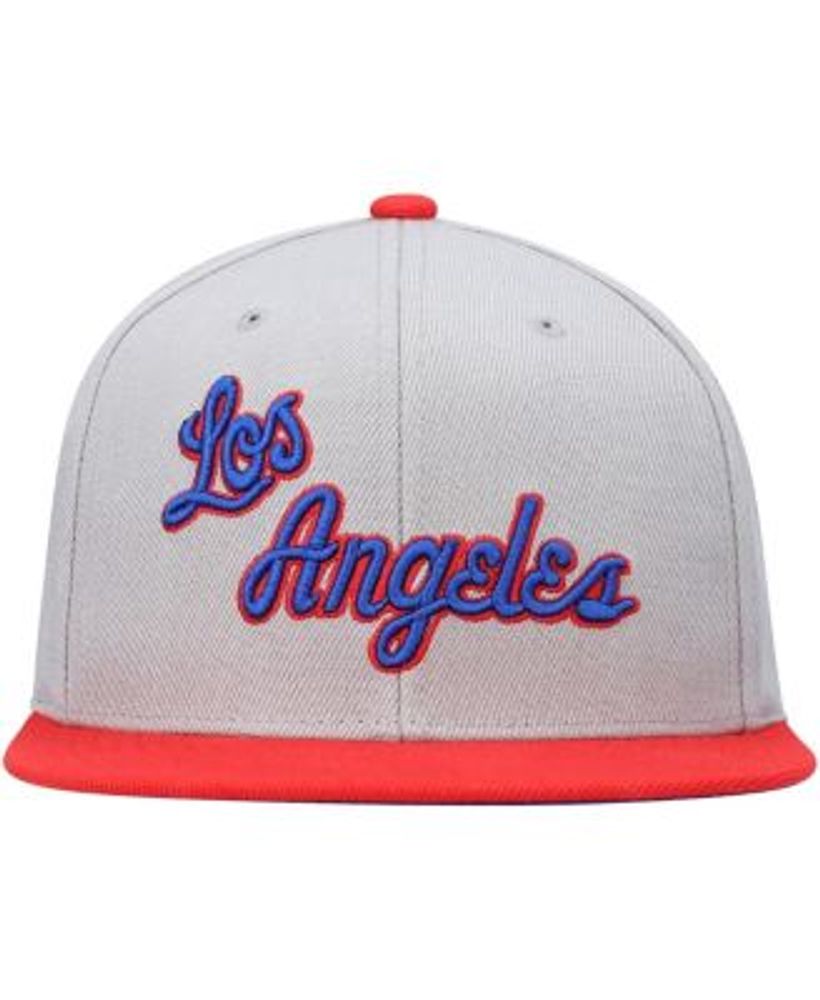 Men's Los Angeles Lakers Mitchell & Ness Purple Hardwood Classics  Earthquake Snapback Hat