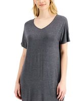 Women's V-Neck Sleep Shirt, Created for Macy's
