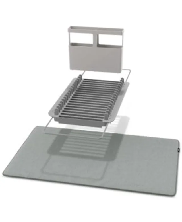 Umbra Udry Dish Rack with Drying Mat - Macy's