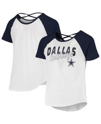 Girls Youth Navy/Gray Dallas Cowboys Game Time Teddy Fleece