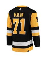 Men's adidas Evgeni Malkin Black Pittsburgh Penguins 2021/22 Alternate  Primegreen Authentic Pro Player Jersey