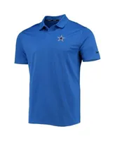 Men's Nike Golf Blue Dallas Cowboys Vapor Performance Polo