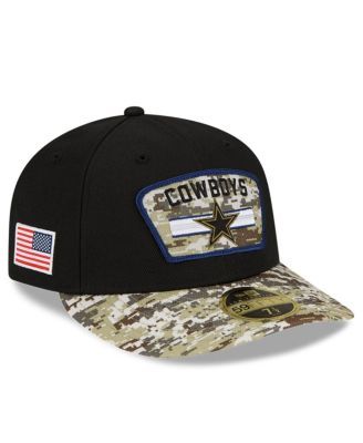 Dallas Cowboys New Era 2019 Salute to Service 59FIFTY Fitted Hat - Black