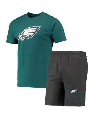 Philadelphia Eagles Concepts Sport Women's Plus Size Badge T-Shirt & Pants  Sleep Set - Midnight Green/