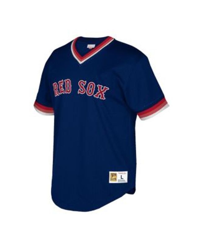 Mitchell & Ness Ted Williams Boston Red Sox 1990 Authentic Cooperstown  Collection Batting Practice Jersey - Navy Blue