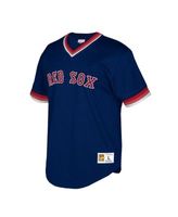 Youth Mitchell & Ness Ted Williams Navy Boston Red Sox Cooperstown  Collection Mesh Batting Practice Jersey