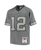 Jim Kelly Buffalo Bills Mitchell & Ness Youth 1990 Retired Player Metal  Replica Jersey - Charcoal