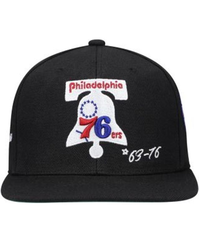 Mitchell & Ness Philadelphia 76ers Team Ground 2.0 Dad Strapback Cap (black)