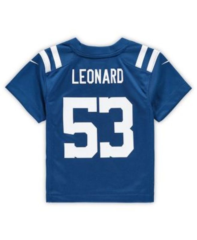 Buy Darius Leonard Indianapolis Colts Nike Toddler Game Jersey - Royal  F3998136 Online