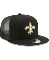 New Orleans Saints New Era Trucker 9FIFTY Snapback Hat - Camo/Olive