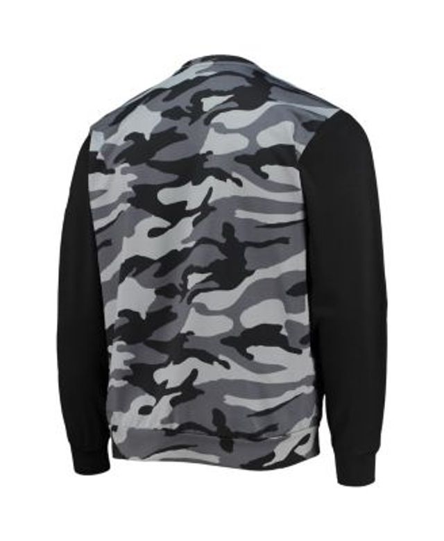 Tennessee Titans FOCO Camo Raglan Pullover Hoodie - Black