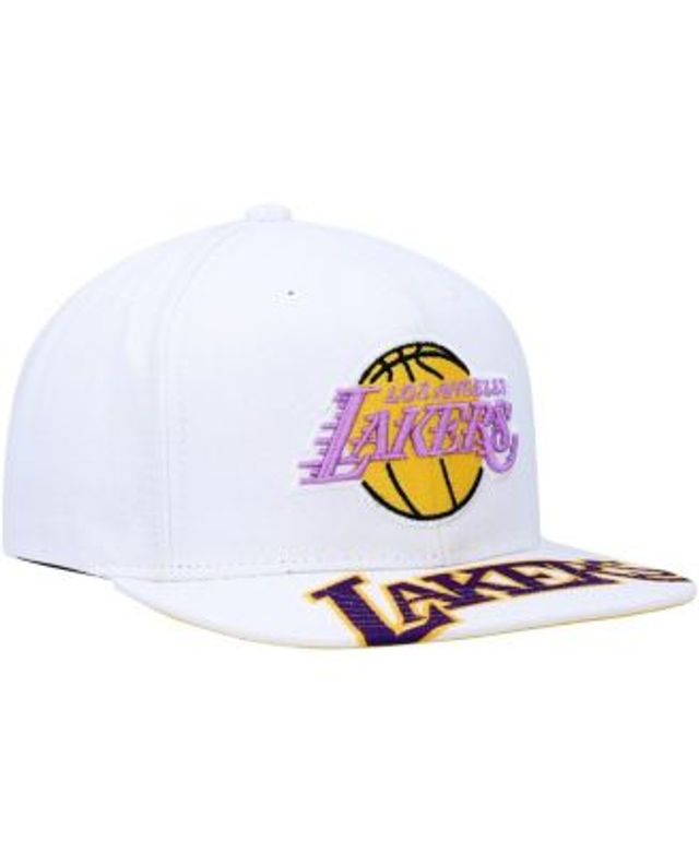 Mitchell & Ness Men's Gray Los Angeles Lakers Hardwood Classics 35th Anniversary Snapback Hat